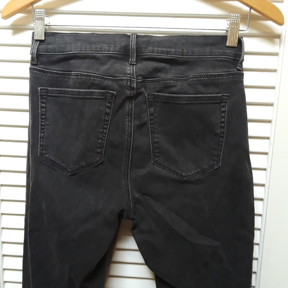 Pacsun Women 27 size High Rise Jegging Black Distressed Denim Jeans - Picture 12 of 14